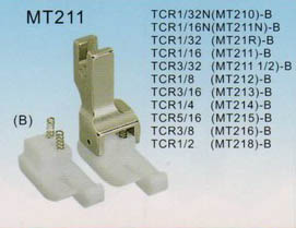 Лапка фторопластовая для отстрочки TCR 1/8" (3.2 мм)